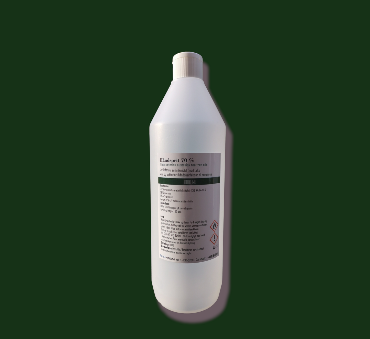 1 liter håndsprit Tea Tree