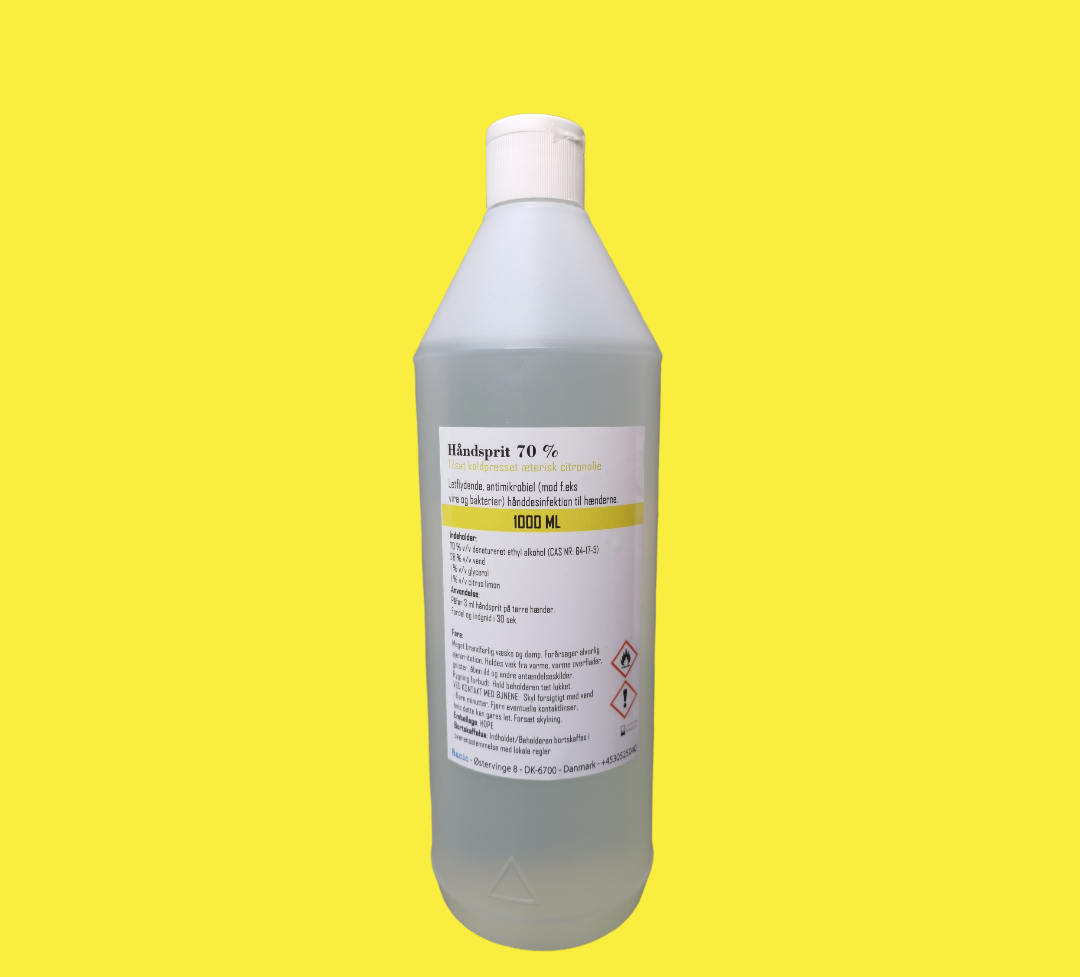 1 liter håndsprit Citron