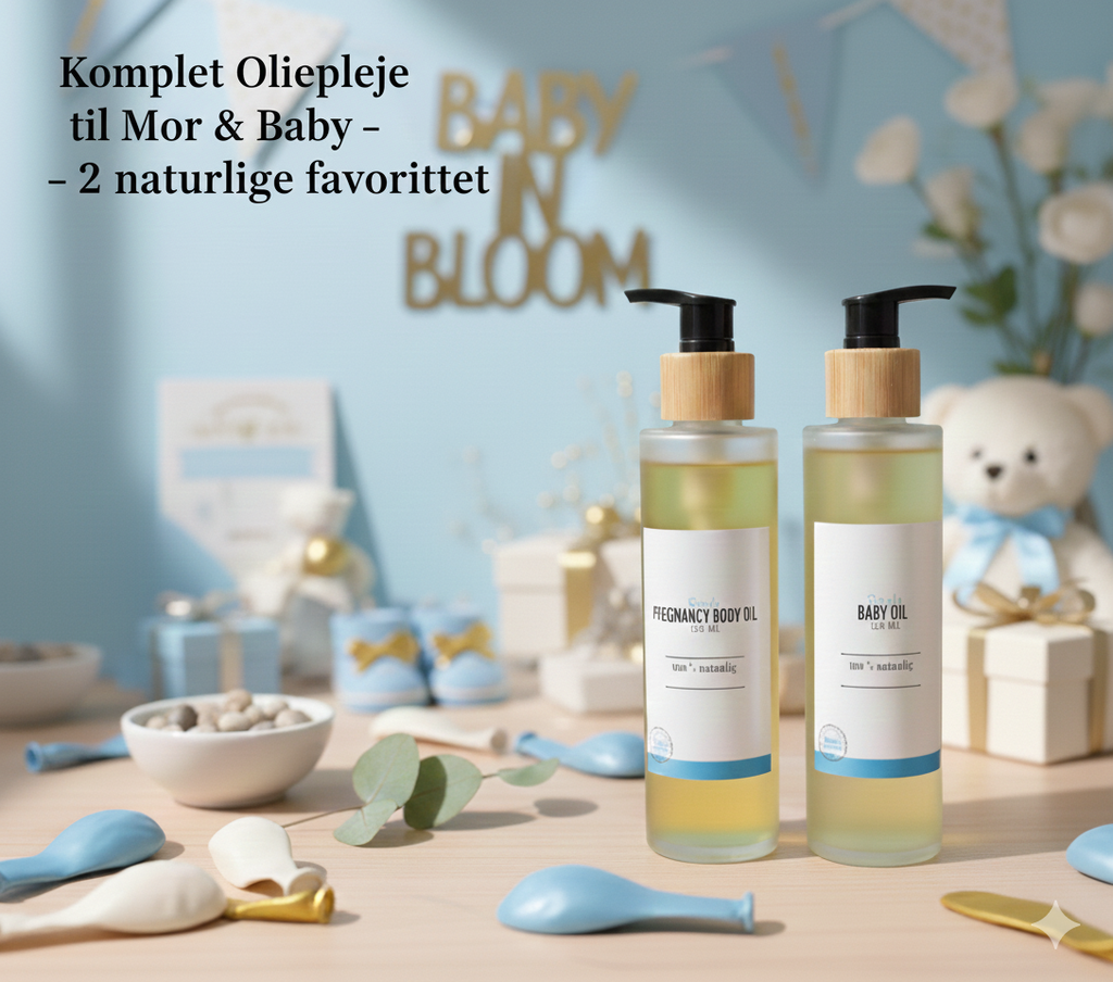 Komplet Oliepleje til Mor & Baby – 2 naturlige favoritter - GRAND